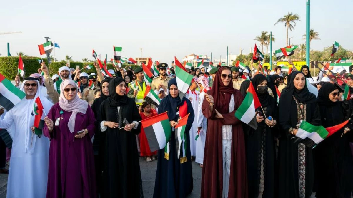 CDA Generation Shapers Proud of UAE march 2 Photo credit Government of Dubai Media Office