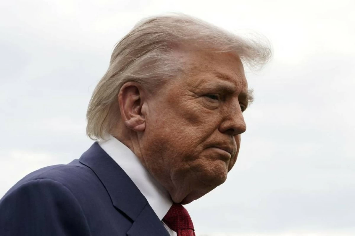 File picture of U.S. President Donald Trump. "I don't like it — TOTALLY UNACCEPTABLE," Trump wrote on Truth Social, without giving further details.