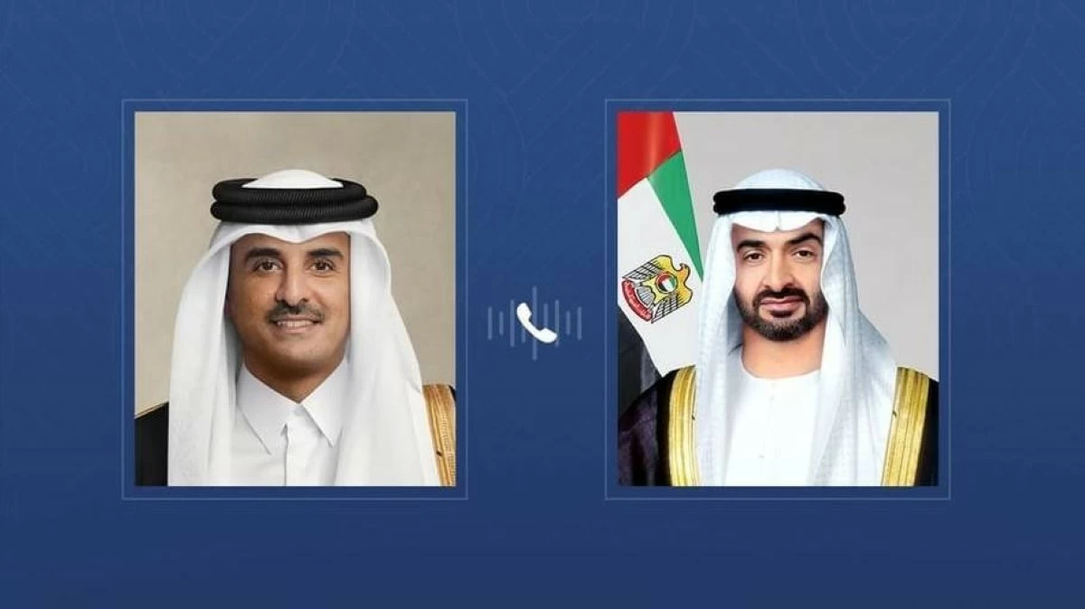 UAE President and Qatar’s Emir discuss fraternal ties and regional developments in phone call