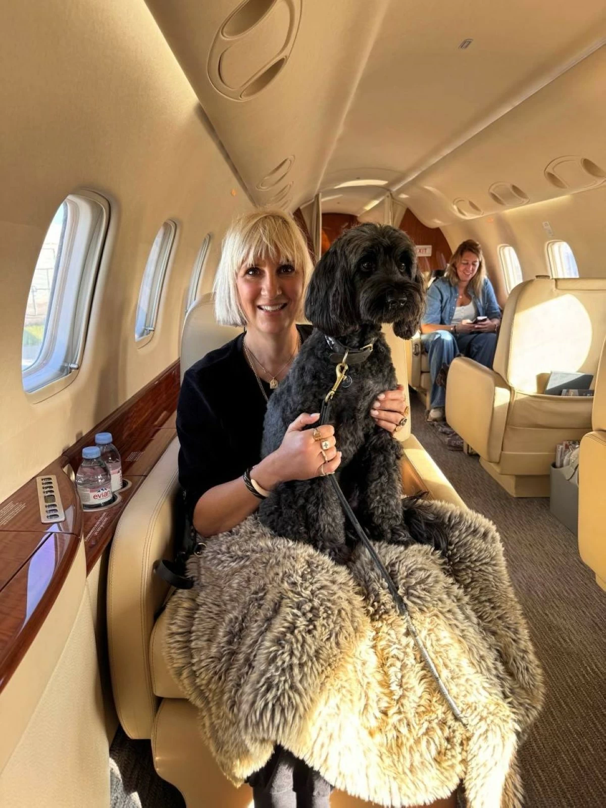 Sarah Verity Parham with Maureen