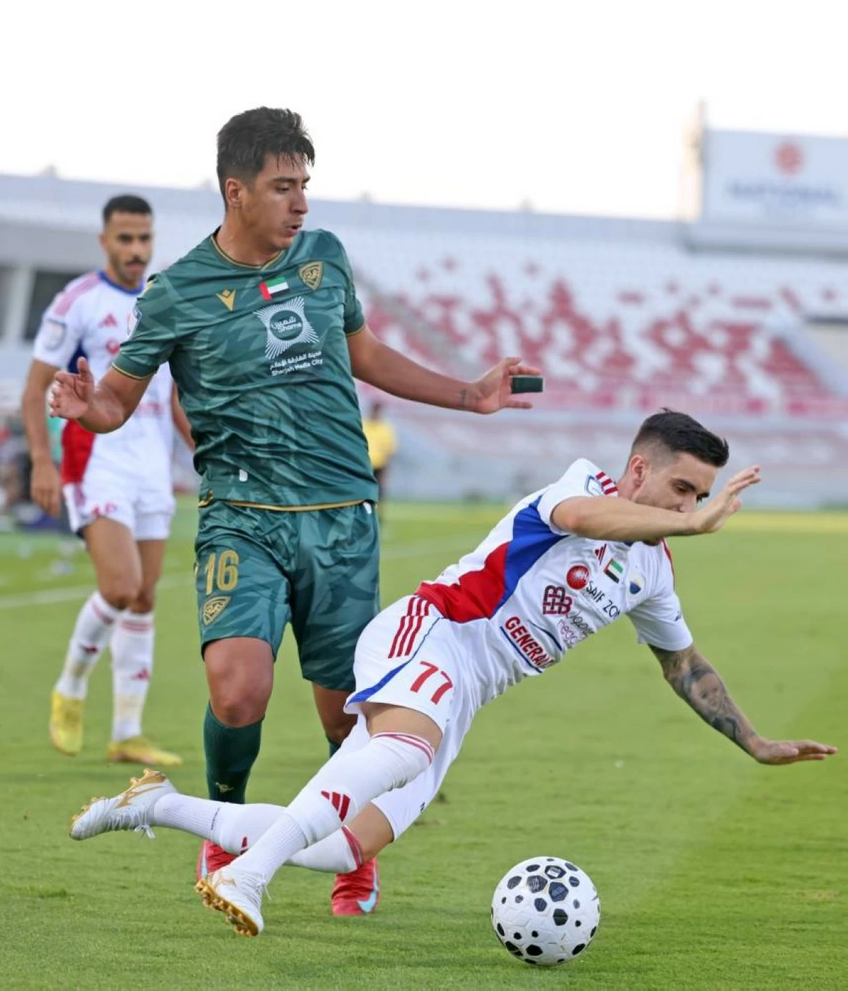 Sharjah FC vs Khorfakkan FC in the ADNOC Pro League
