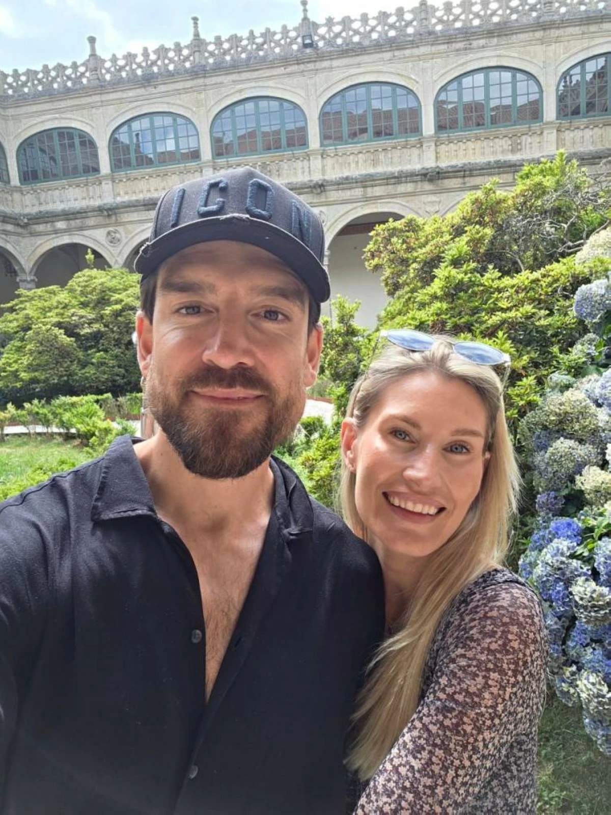 Diego Carrete with wife Vera
