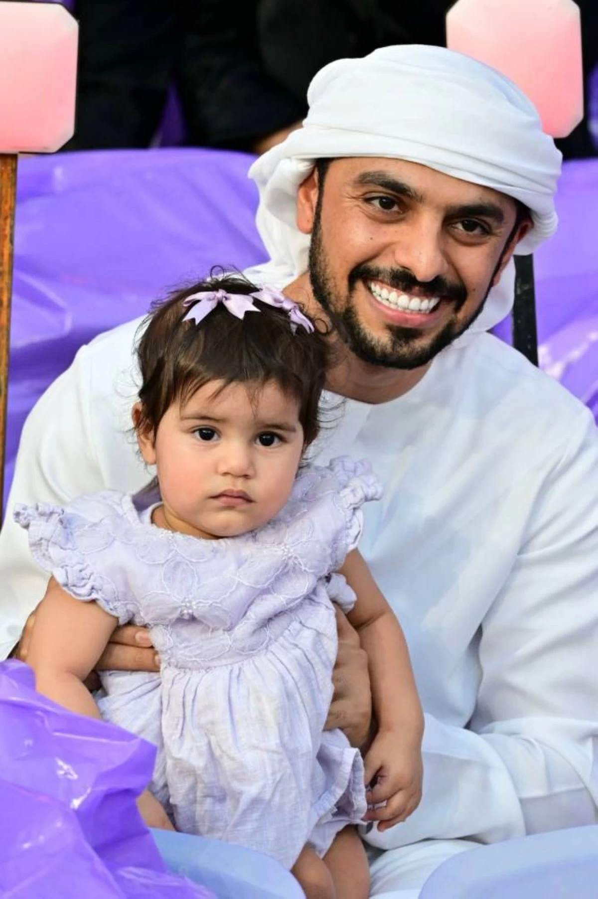 Al Ain fans came in all ages to support their team during ADNOC Pro League at Hazza bin Zayed stadium in Al Ain on May 16, 2026. (Photo by Patrick Castillo)
