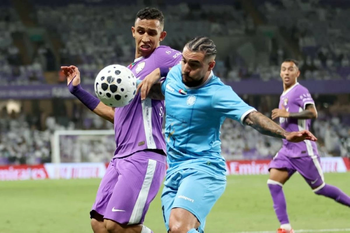 Action from Al Ain FC vs Dibba FC match during ADNOC Pro League match at Hazza bin Zayed stadium in Al Ain, on May 16. (Photo by Ibrahim Sadek)