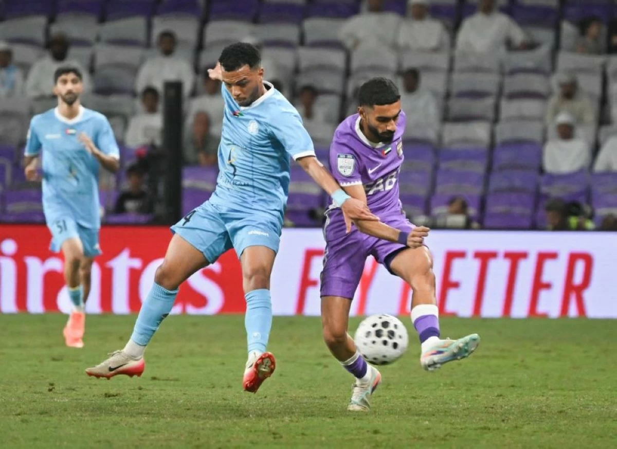 Action from Al Ain FC vs Dibba FC UAE Adnoc Pro League Final match at the Hazza Bin Zayed Stadium in Al Ain on May 16, 2026. (Photo by Erik Arazas)