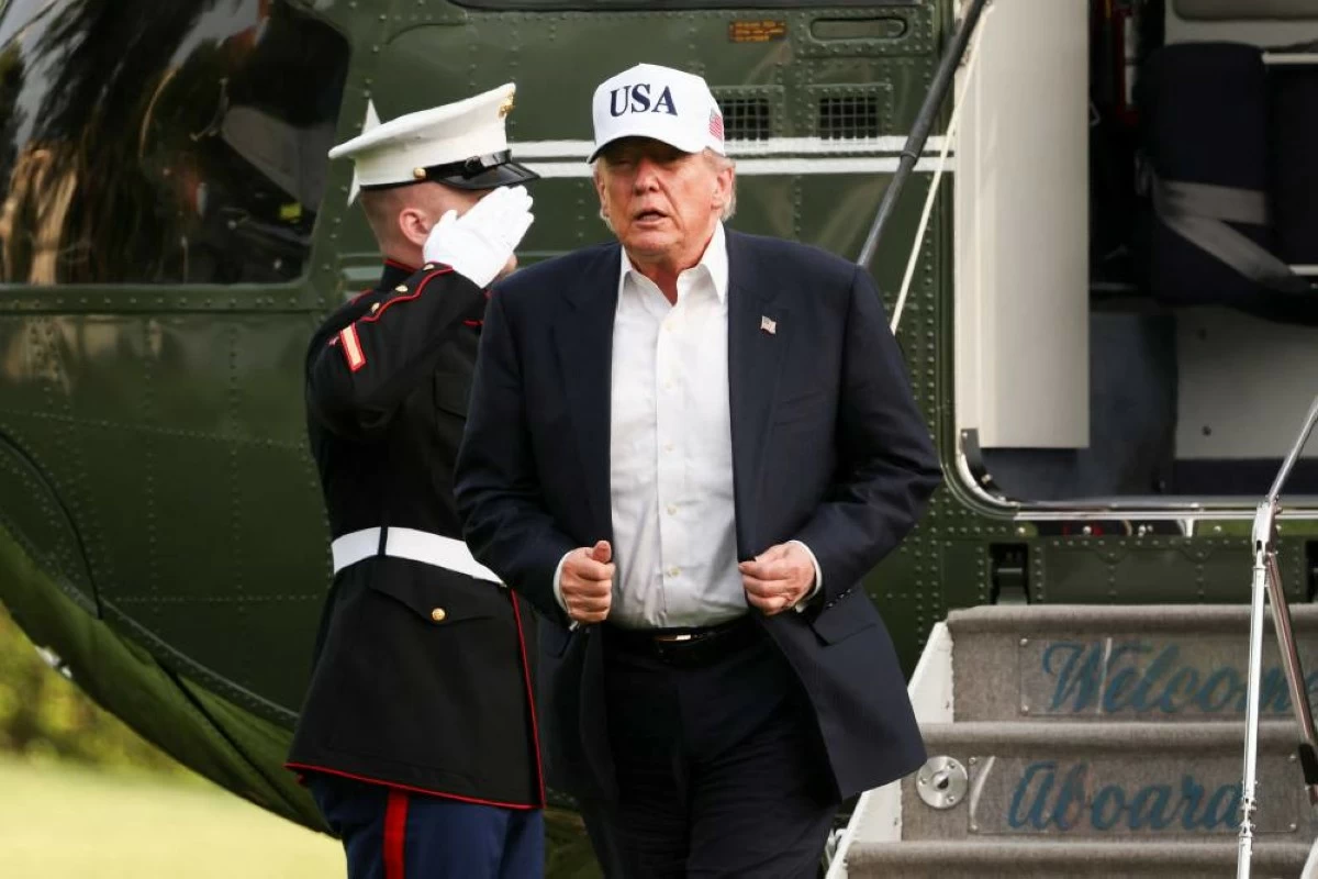 U.S. President Donald Trump returns to the White House after his trip to China, in Washington, D.C., U.S. Trump told the media that his patience with Iran is running out, hinting that the military option could return with greater force if Tehran does not agree to freeze uranium enrichment for an extended period and dismantle its nuclear facilities. REUTERS