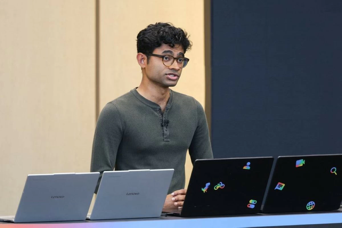 Google DeepMind Director Varun Mohan speaks at Google's I/O 2026 developer conference in Mountain View, California, US on May 19, 2026. REUTERS/Manuel Orbegozo