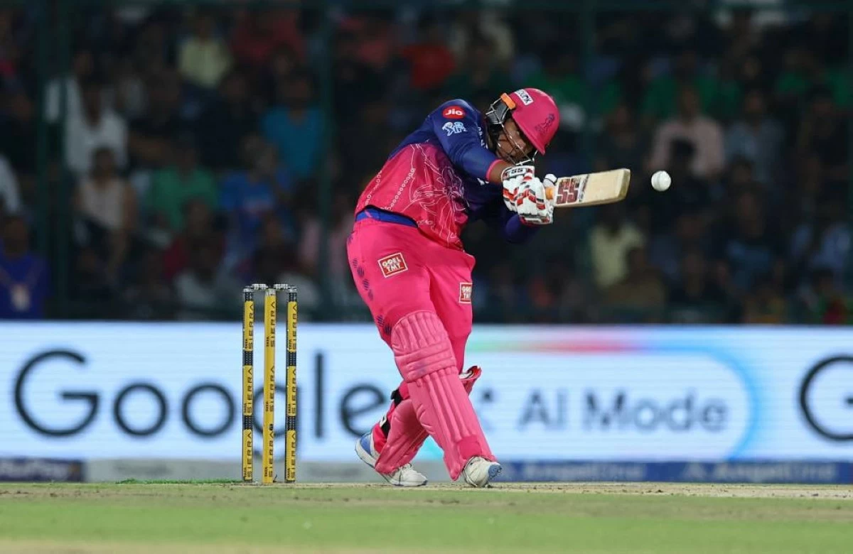 Rajasthan Royals' Vaibhav Sooryavanshi in action during Delhi Capitals v Rajasthan Royals match at Arun Jaitley Stadium, New Delhi, India on May 17, 2026 REUTERS/Anushree Fadnavis