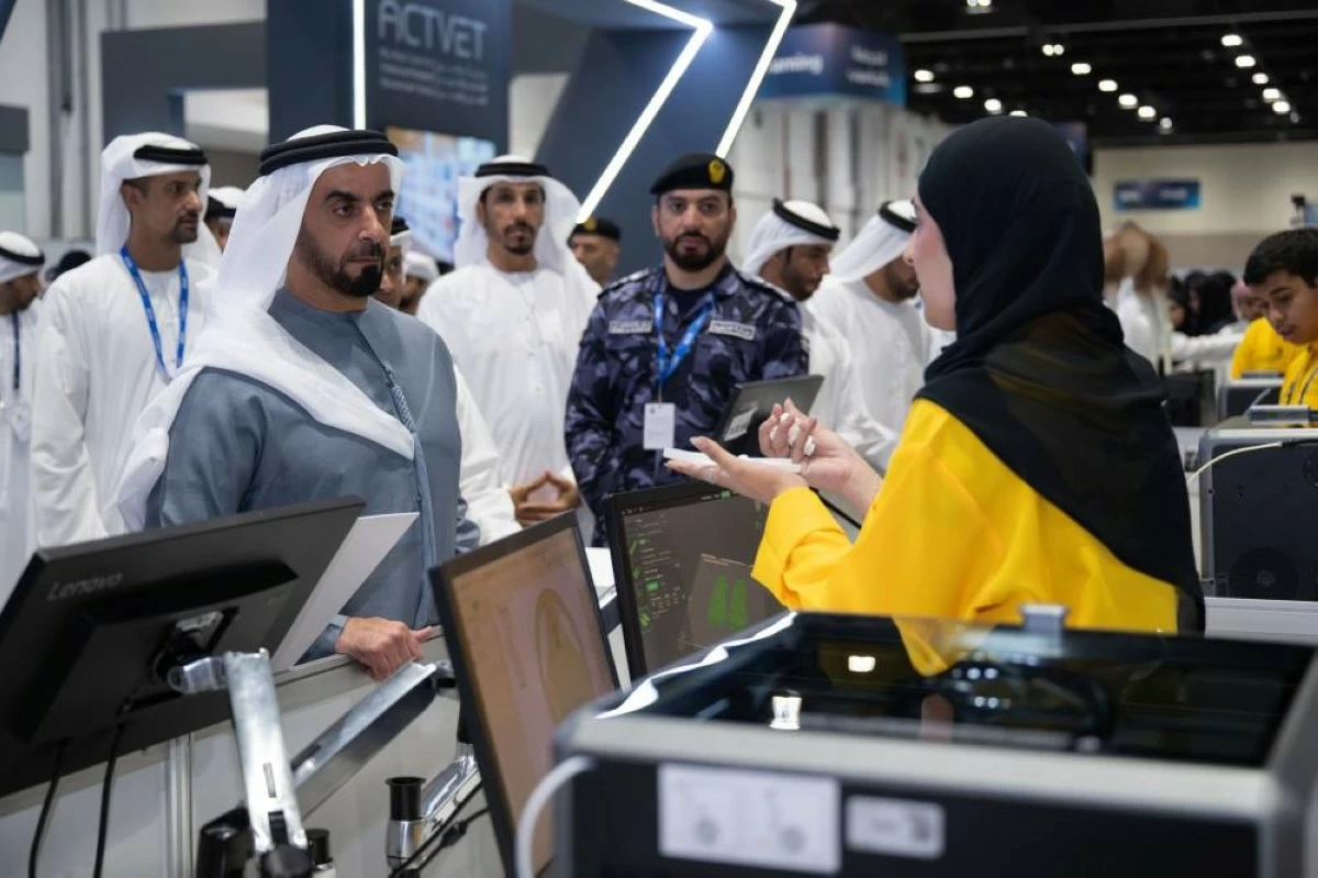Lt. General Sheikh Saif bin Zayed said, "We are proud of the youth of the UAE." Picture credit: Supplied