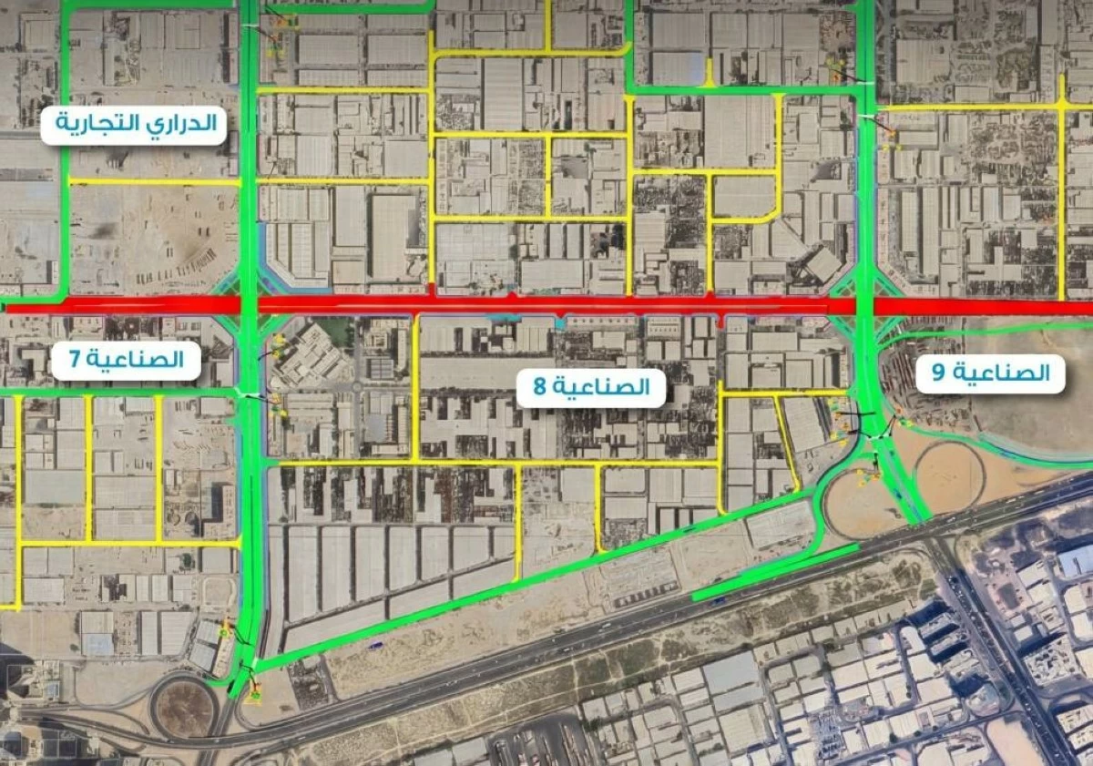 Temporary traffic diversion announced on Sharjah’s Al Khan Road