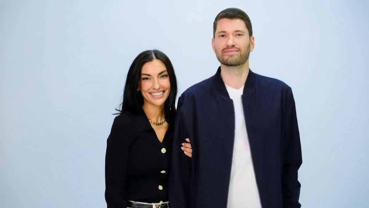 Laura Krajewski Erk with her husband Tarik Erk.
Photo credit: Supplied