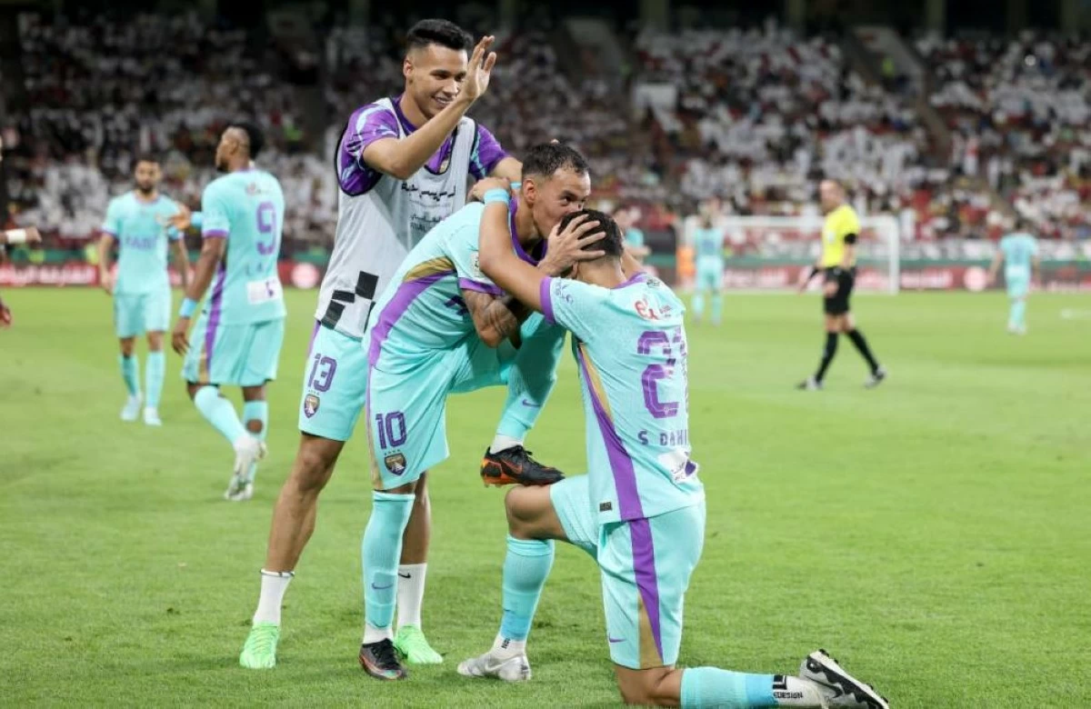 Action from the match between Al Ain Club and Al Jazira in the final of the President's Cup, May 22, 2026. (Photo by Salem Khamis)