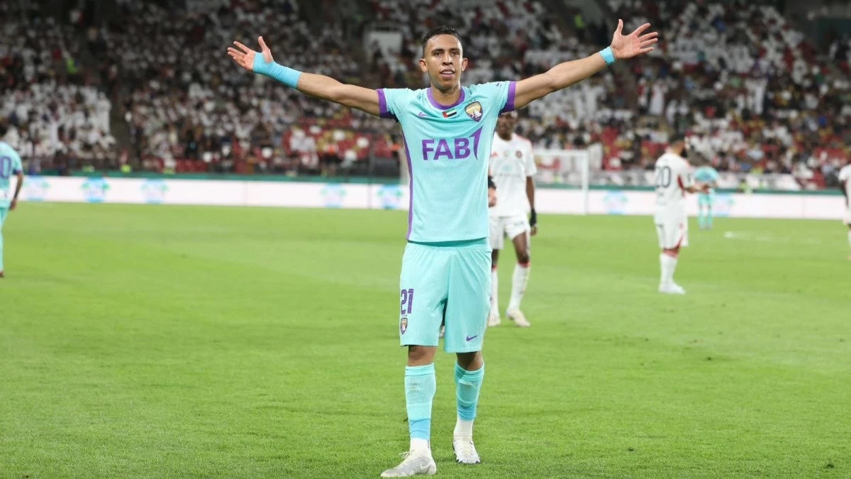 Action from the match between Al Ain Club and Al Jazira in the final of the President's Cup, May 22, 2026. (Photo by Salem Khamis)