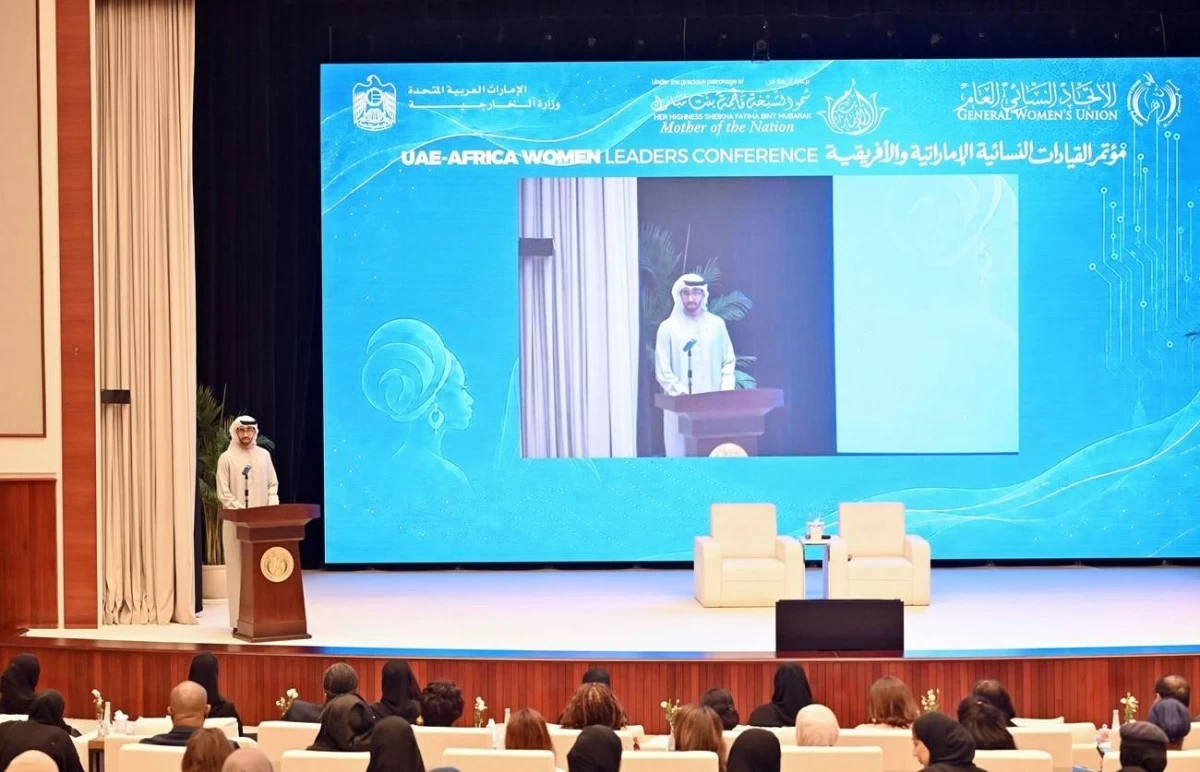 Sheikh Shakhboot bin Nahyan Al Nahyan, Minister of State, said the UAE believes that national progress cannot be achieved without the participation of women. Picture credit: WAM