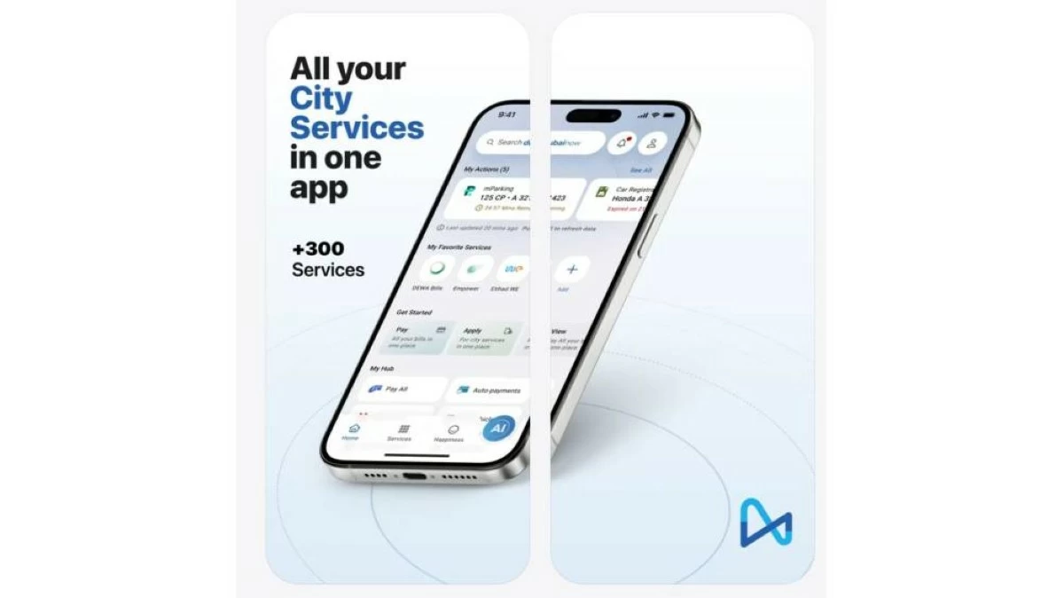 The Digital Shared Channels Initiative marks a significant transformation in the delivery of government services in Dubai. Picture credit: DubaiNow app via Apple App Store