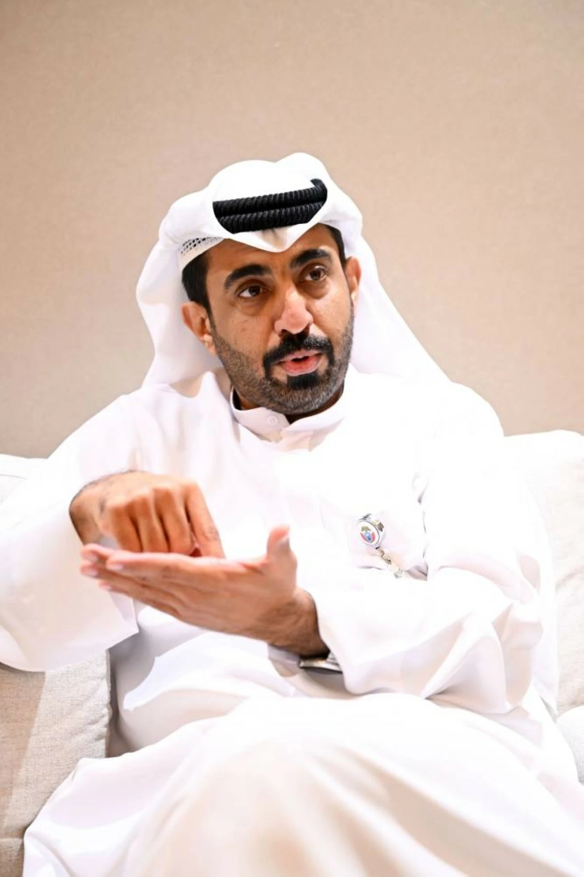 Major Shahab Ahmed Alsaadi, Deputy manager of the Tourist Police Department.
Photo: Najeeb Mohammed