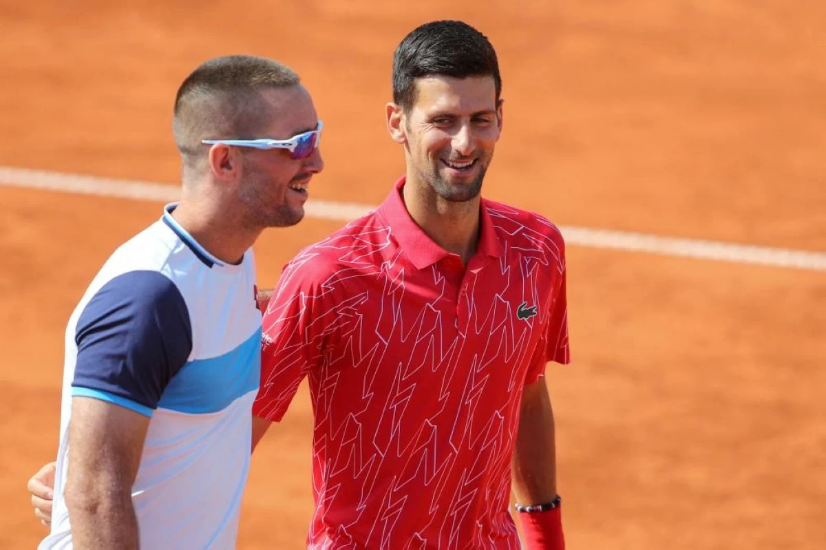 File photo of Serbia's Novak Djokovic and Viktor Troicki. (Reuters)