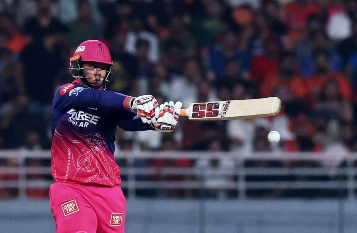 Rajasthan Royals' Vaibhav Sooryavanshi in action against Sunrisers Hyderabad at Maharaja Yadavindra Singh International Cricket Stadium, New Chandigarh, India on May 27, 2026. REUTERS/Francis Mascarenhas