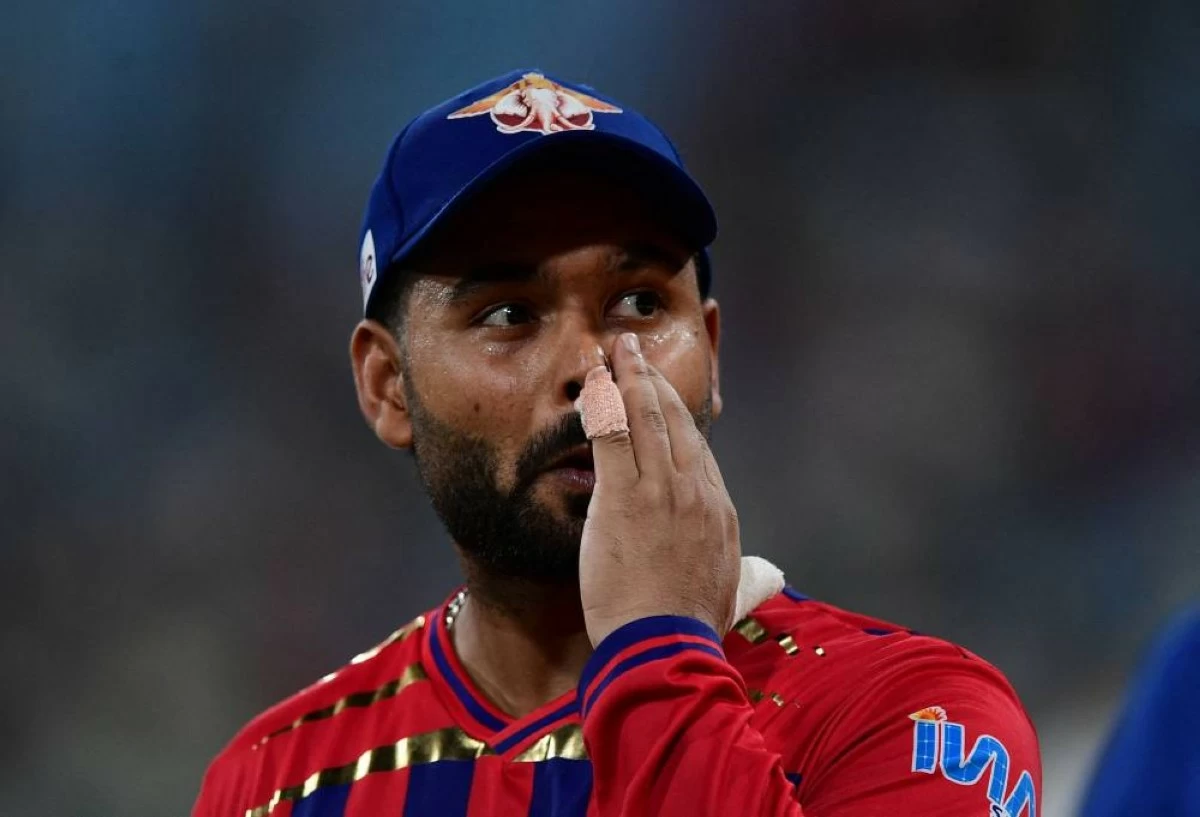 File photo of Lucknow Super Giants' Rishabh Pant. (Reuters)
