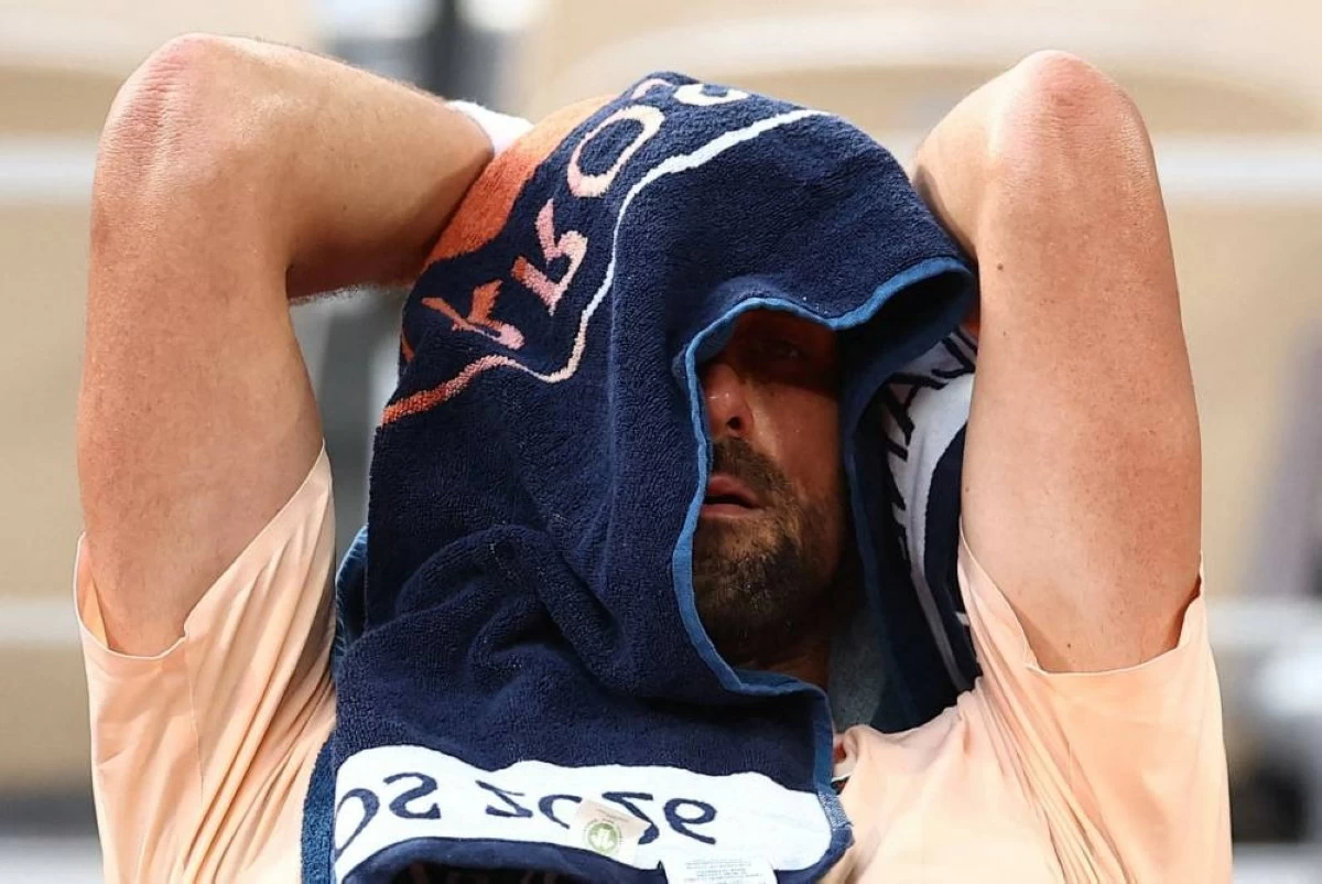 Djokovic's dream to secure a record 25th Grand Slam ​title is now on hold. Picture credit: Reuters