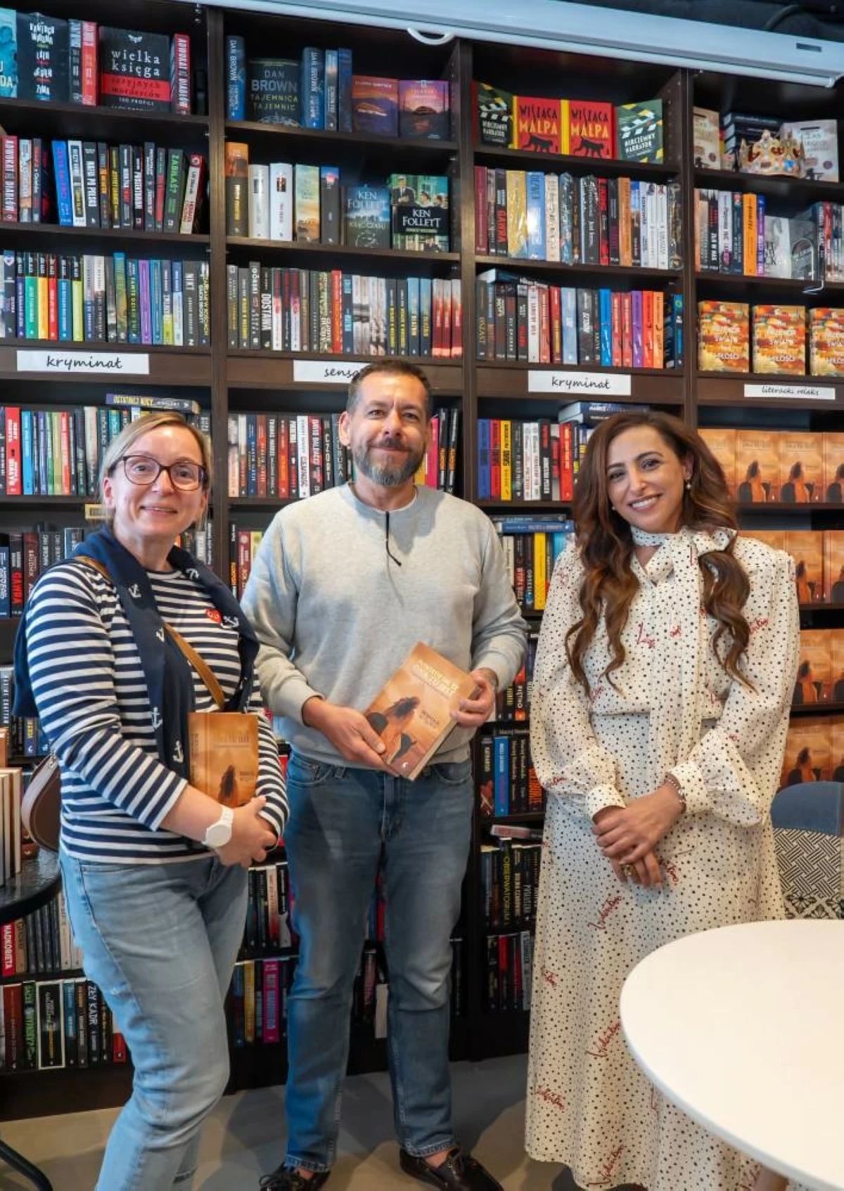Sheikha Bodour interacting with audience at the launch of her book 'Let Them Know She Is Here: Searching for the Queen of Mleiha', in Warsaw. (Supplied)