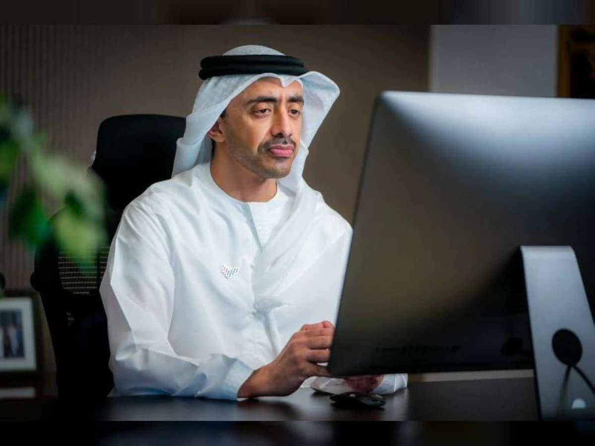 H.H. Sheikh Abdullah bin Zayed Al Nahyan said the UAE is further developing its legislative, supervisory and enforcement frameworks, and advancing international partnerships. Picture credit: WAM