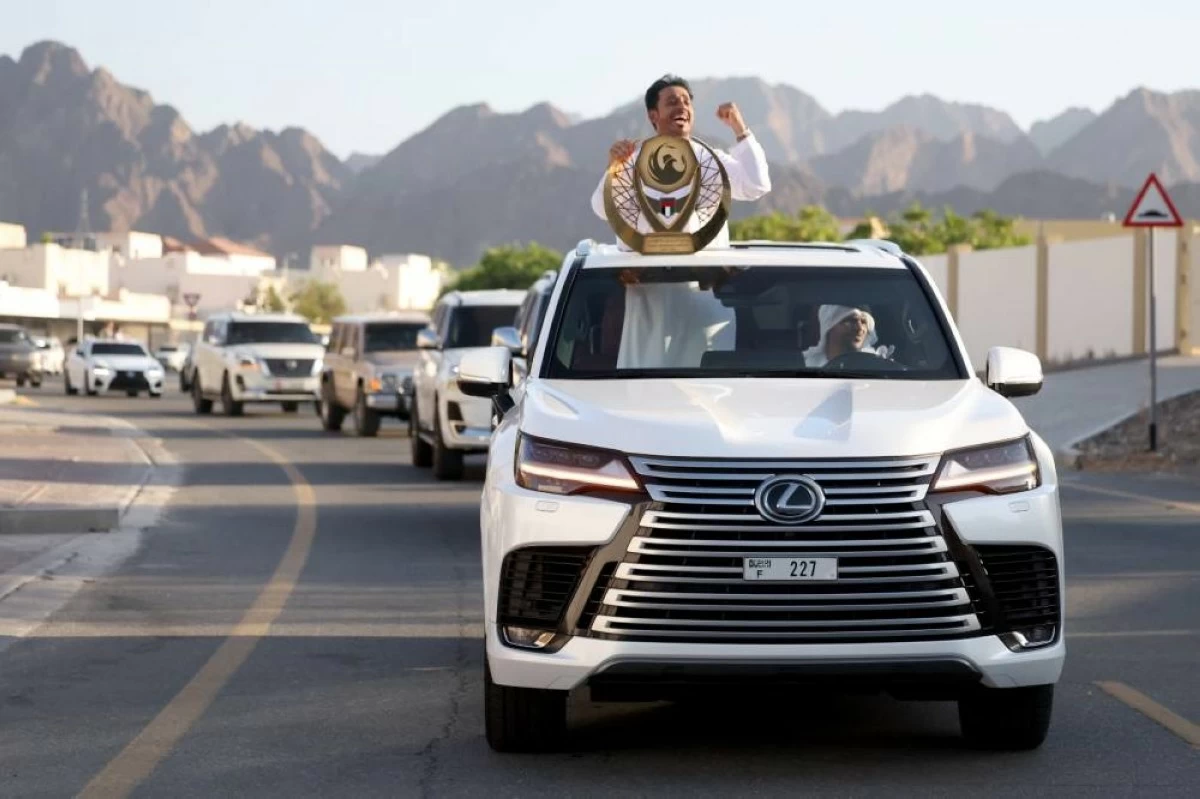 Hatta FC celebrate First Division title, Adnoc Pro League entry. (Photo: Salem Khamis)