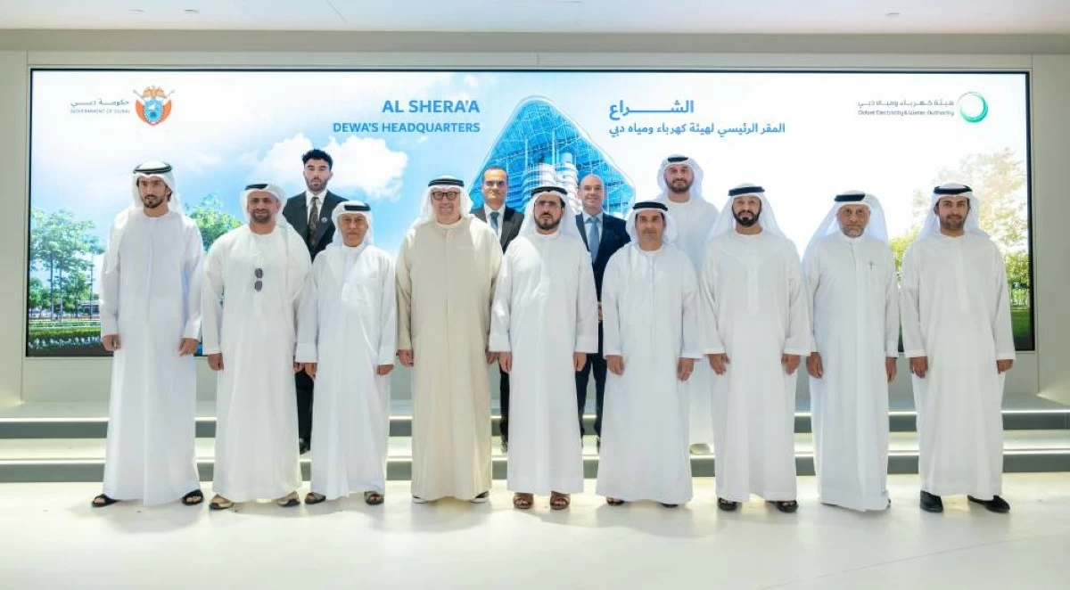 Masdar delegation visits Al Shera’a, world’s tallest net-pos