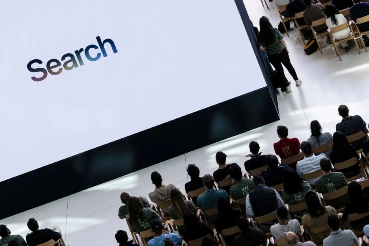 Apple has been seeking to close a gap with rivals such as Microsoft and Alphabet's Google. Picture credit: Reuters