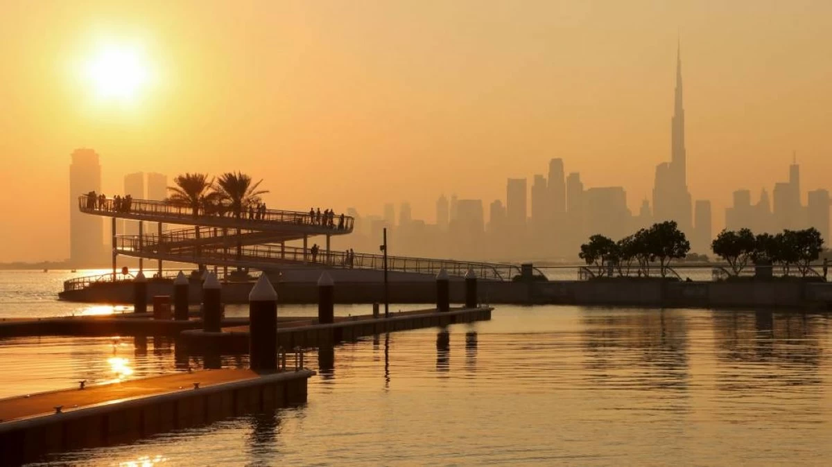 UAE weather: Blowing dust, calm seas, and temperat