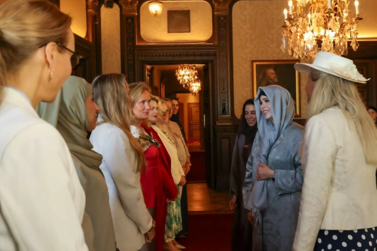 The meeting also explored key aspects of leadership, governance and talent development, highlighting the role of women in building more sustainable and prosperous communities. Picture credit: Dubai Media Office