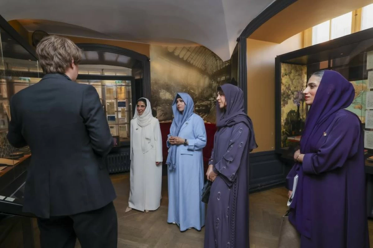 Latifa bint Mohammed Al Maktoum explores the role of the Nobel Prize Museum in advancing scientific culture and supporting research and innovation during her visit to Sweden. Picture credit: Supplied