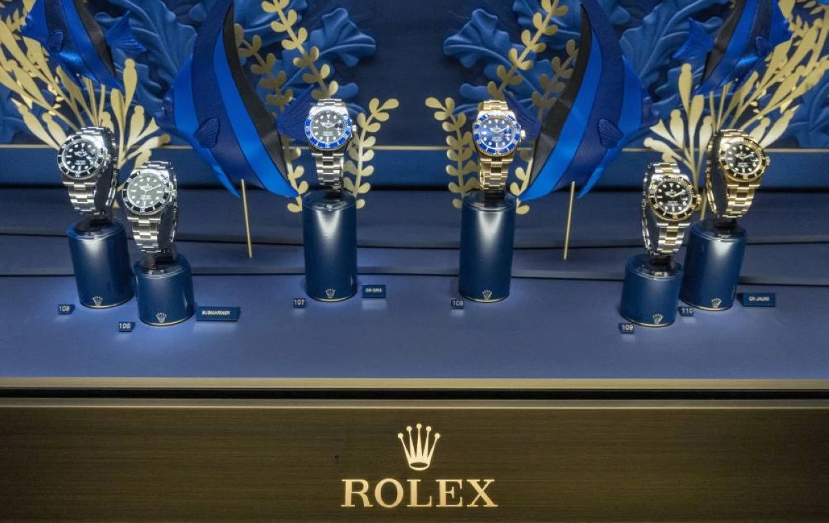 A view of the Rolex booth during the Watches and Wonders fair in Geneva, Switzerland March 27, 2023. REUTERS/Denis Balibouse/File Photo