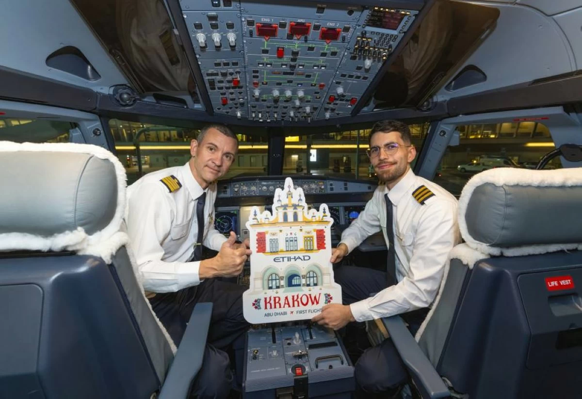 The launch reflects Etihad’s long-term commitment to the Polish market, as Kraków becomes the airline’s newest destination in the country, joining Warsaw which was introduced in June 2025. Picture credit: WAM