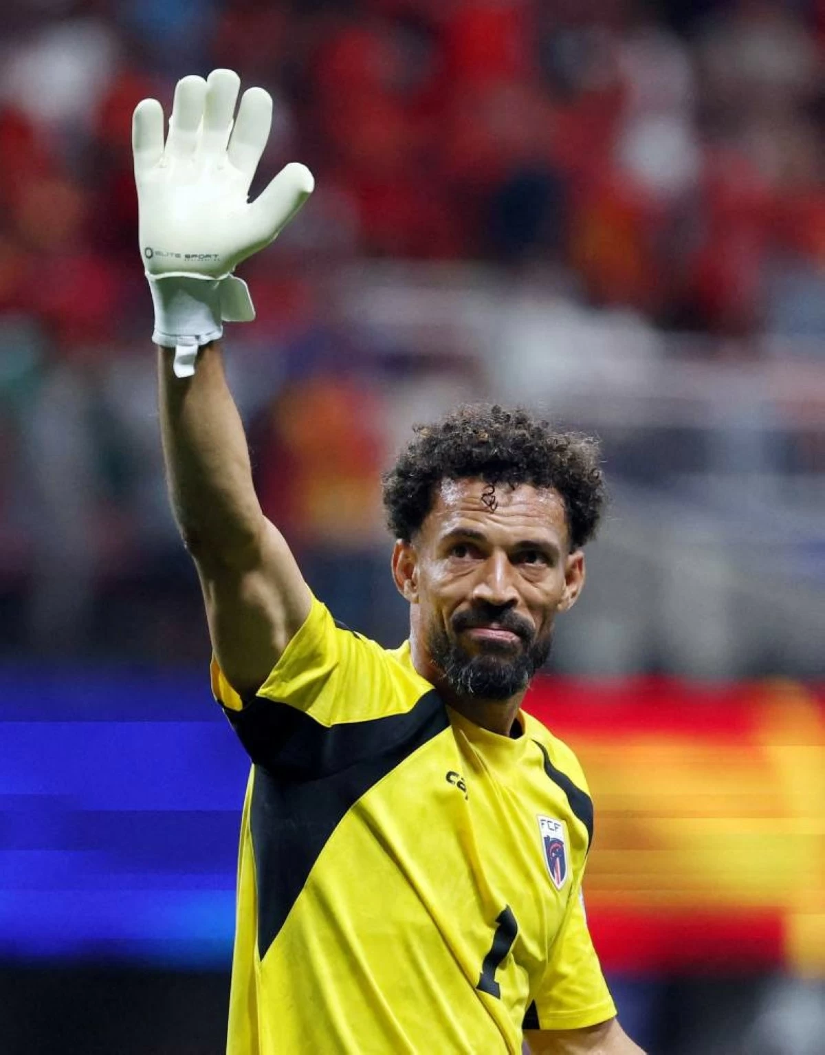 Cape Verde's Vozinha celebrates after the match. Picture credit: Reuters