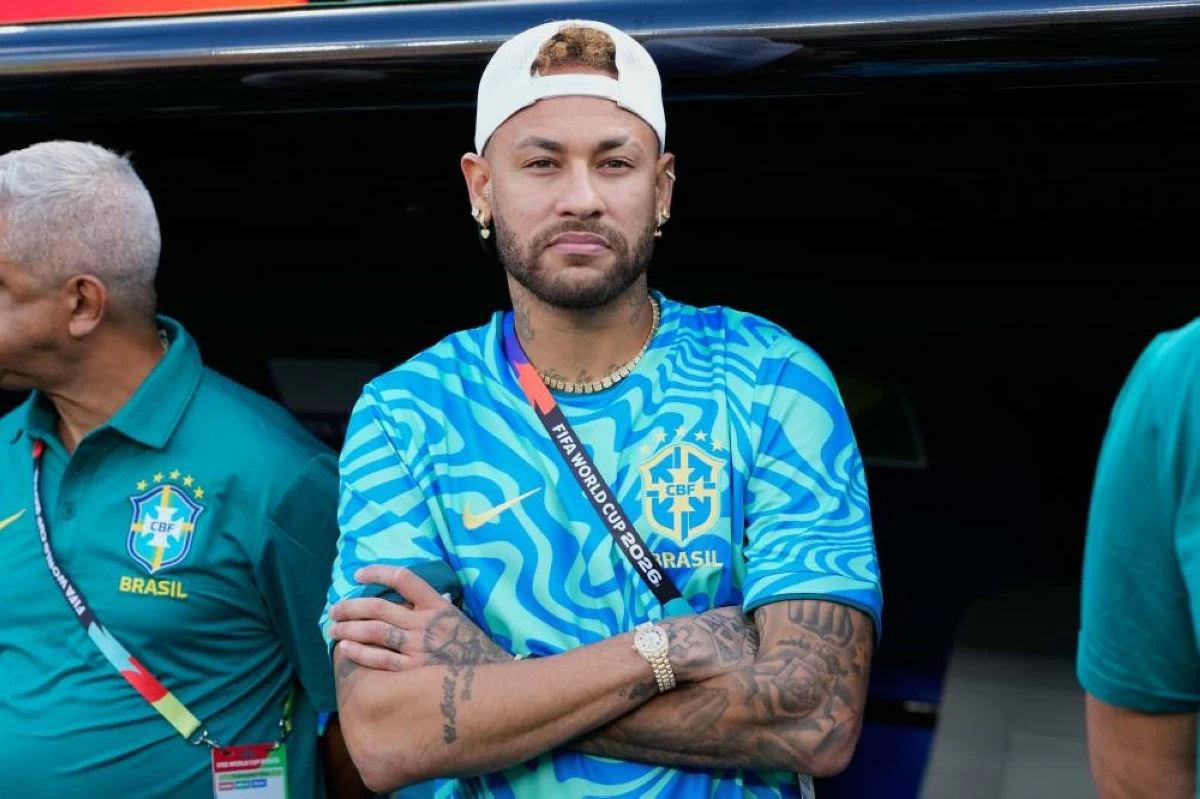 Brazil's Neymar looks on before the World Cup Group C soccer match against Morocco in East Rutherford, N.J. File photograph. Picture credit: AP