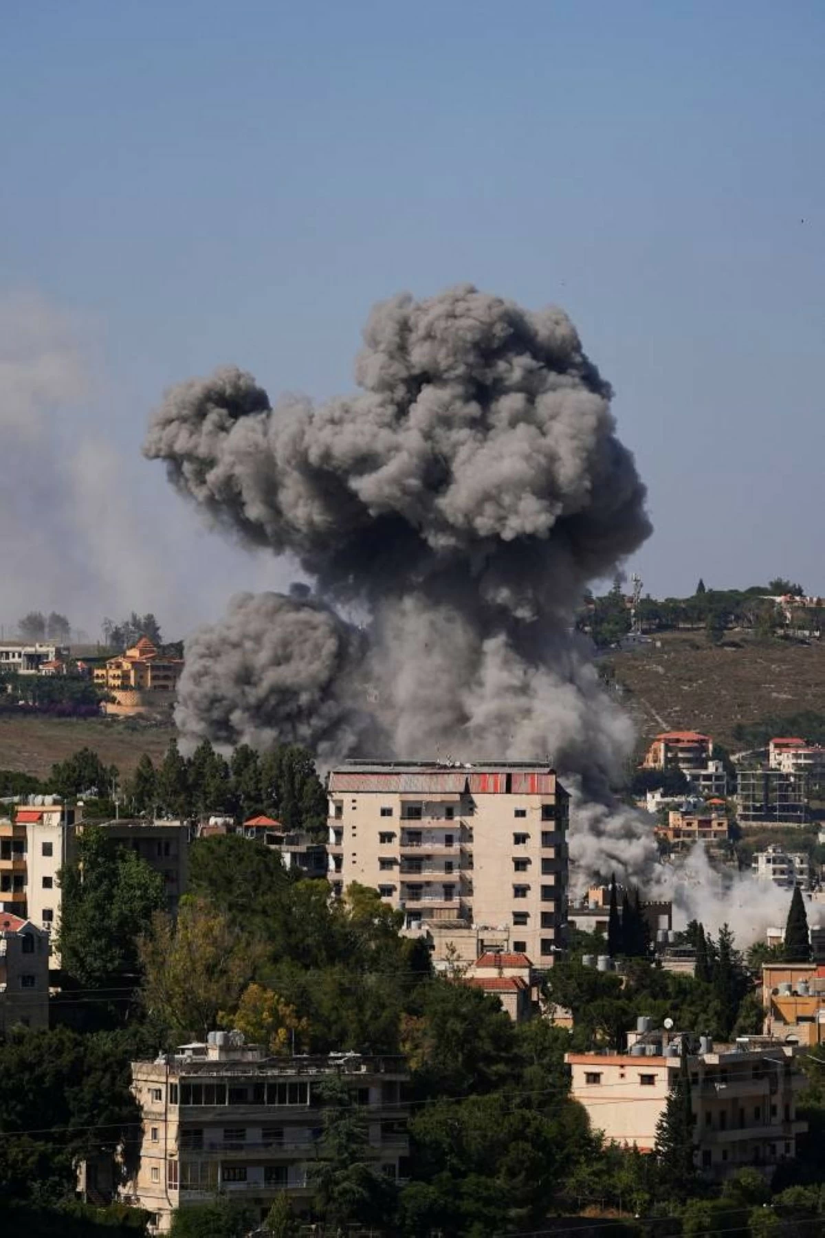 Smoke billows from southern Lebanon following an Israeli strike, as seen from Nabatieh, Lebanon, June 20, 2026. REUTERS