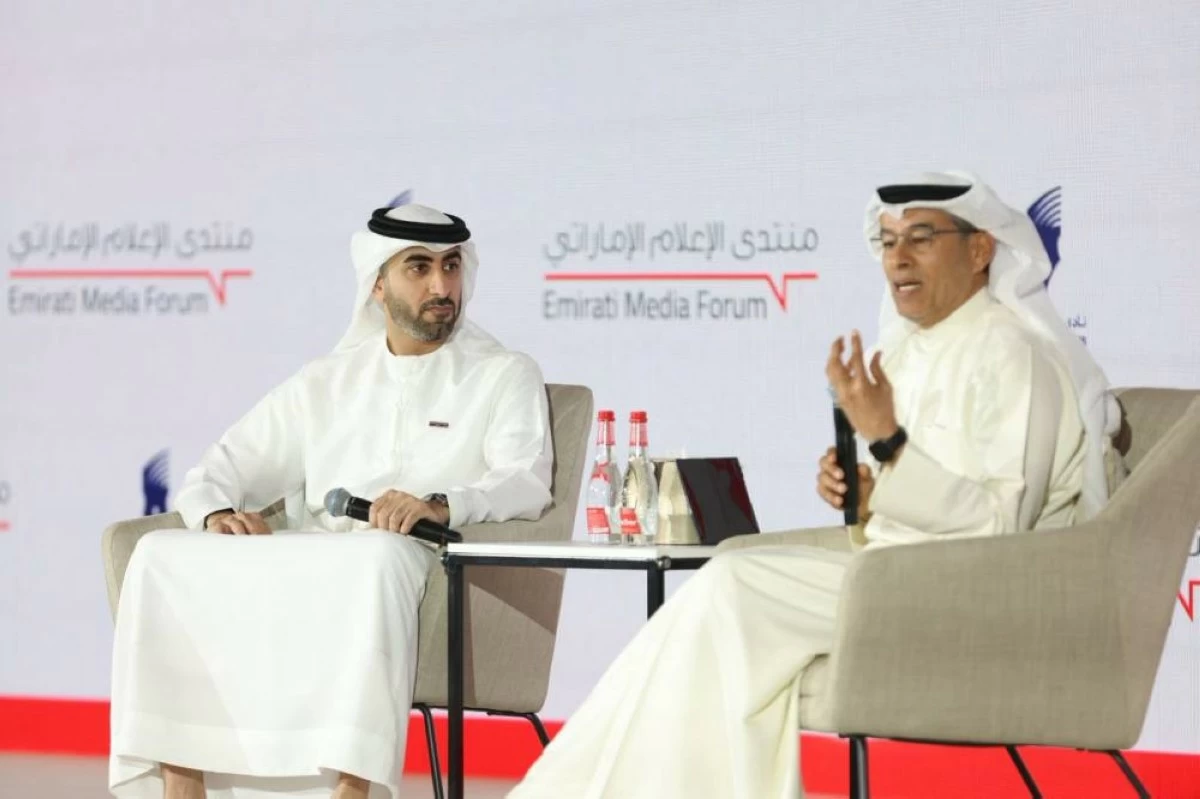 The session ‘The UAE: Where security meets opportunity’, was moderated by Hamed bin Karam, Editor-in-Chief of Al Bayan, who asked Al Abbar about the correlation between the reputation of gold as a reliable investment and the UAE. Picture: Dennis Mallari