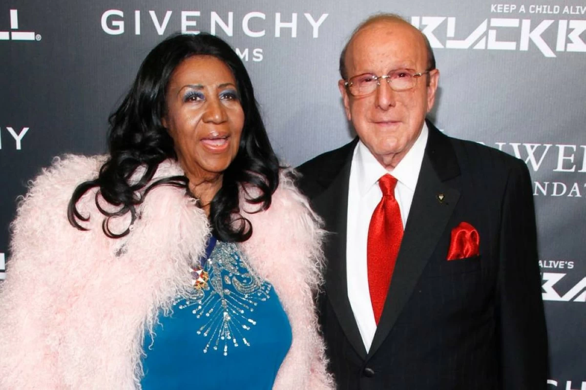 Aretha Franklin, left, and Clive Davis, attend Keep a Child Alive's 2014 Black Ball in New York on Oct. 30, 2014. File photograph/AP