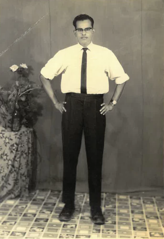 Jamaluddin in the 1980s, as a banking professional in Dubai. Picture credit: Supplied