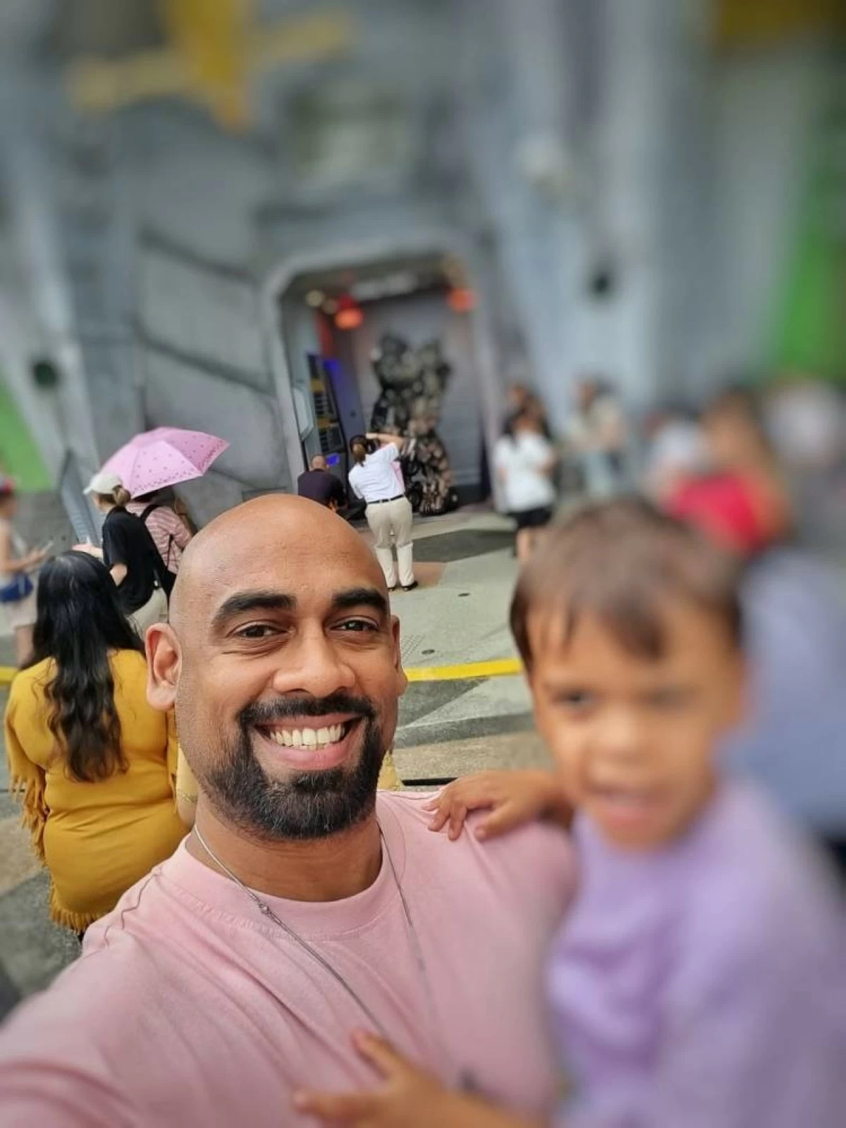 Prashant Shekhar with his son, Kian.
Photo credit: Supplied