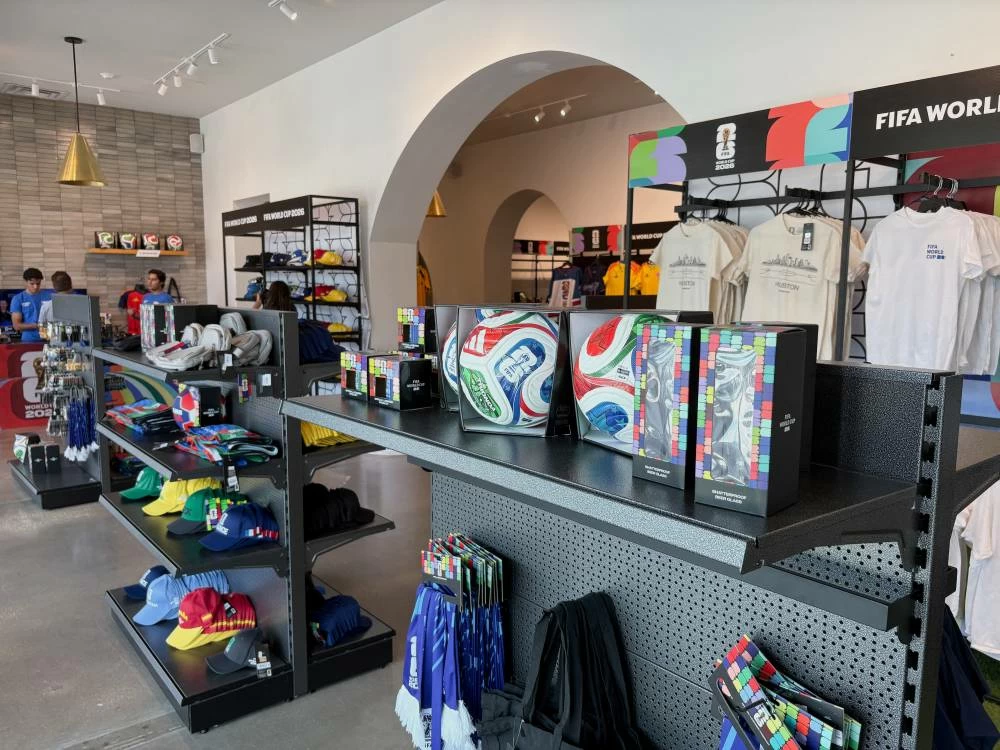 The official FIFA World Cup Store in Houston, Texas. Picture credit: Reuters
