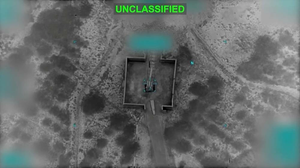 A projectile falls at an unknown location, following what U.S. Central Command (CENTCOM) said were strikes on Iranian military targets, in this screen grab taken from a handout video released on July 11, 2026. REUTERS