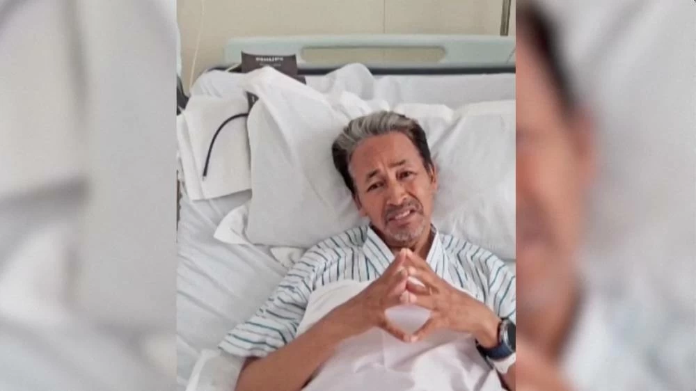 A screengrab from a social media video released on July 22, 2026 shows Indian social activist Sonam Wangchuk, who says in the video that he will end hunger strike if government assures no action against students.(Reuters)