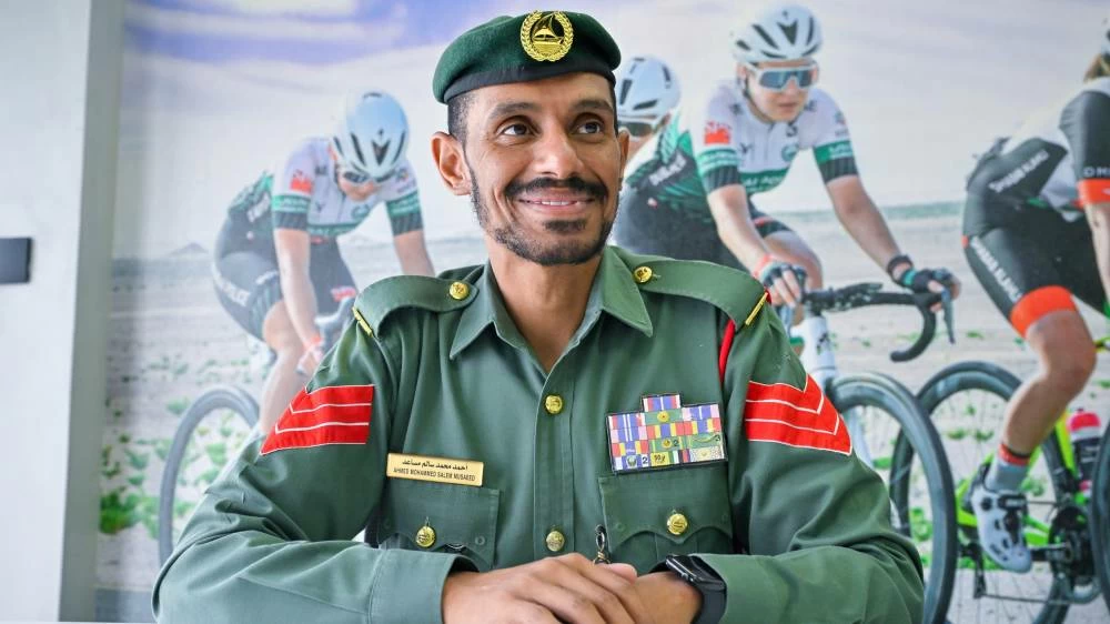 “I try to learn the language enough so that I can have a basic conversation with the people who call us. They are often in an emergency and you have to help them." - First Corporal Ahmed Mohammed Salem