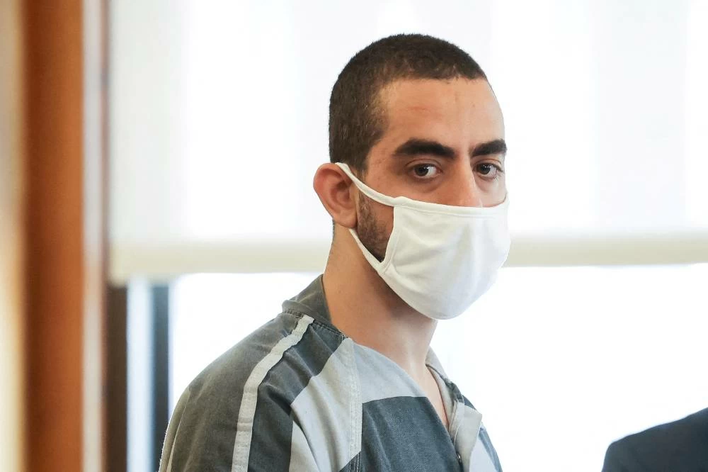 File photo: Hadi Matar appears in court on charges of attempted murder and assault on author Salman Rushdie, in Mayville, New York, U.S., August 18, 2022. (Reuters)