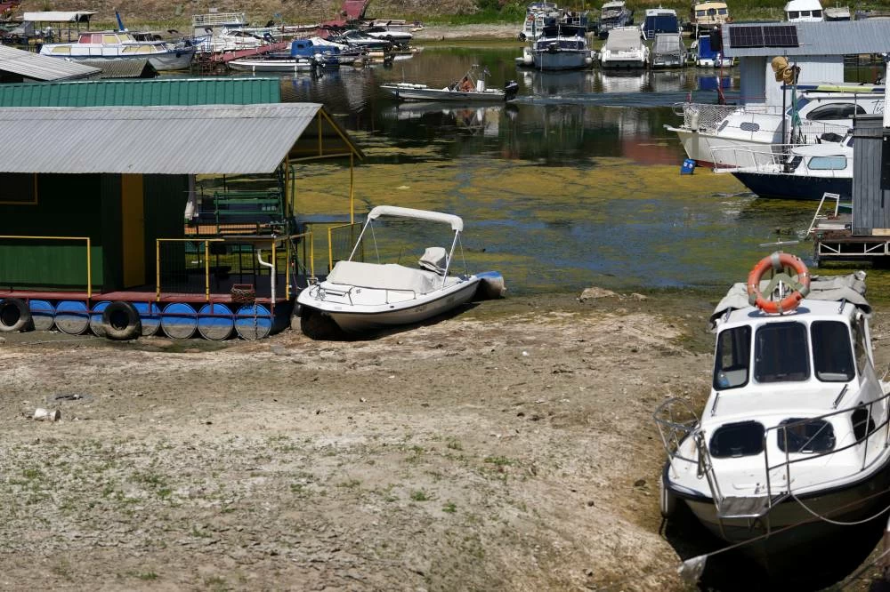 Record-low Danube River disrupts tourism and industry as drought and heat grip Central Europe