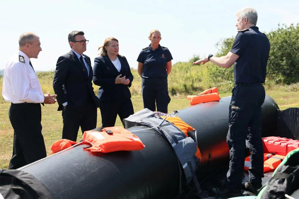 French, British rescue teams save 157 migrants after boat engine fire in English Channel French, British rescue teams save 157 migrants after boat engine fire in English Channel