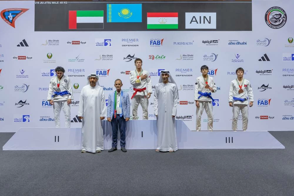 Leading the day’s medal haul were Saif Al Baloushi (Under-48kg), Saif Al Ameri (Under-62kg) and Zayed Al Hosani (Under-85kg), who captured gold in their respective weight categories after taking out commanding performances. Picture credit: WAM