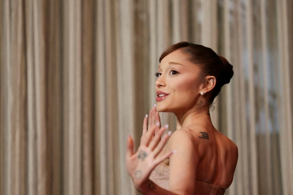 Ariana Grande attends the American Film Institute (AFI) Awards Luncheon in Los Angeles, California, U.S. Picture credit: Reuters
